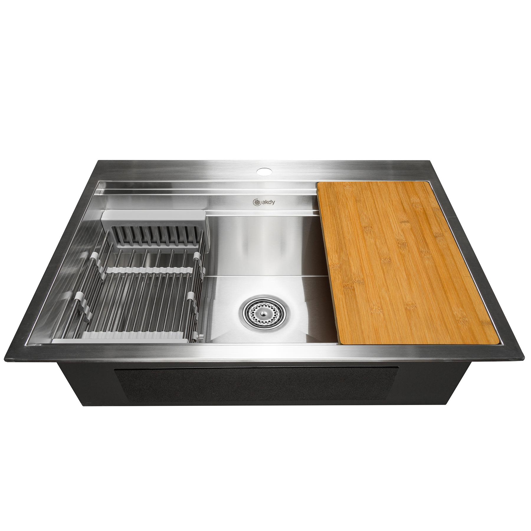 Top mount Stainless Steel Kitchen Sink | AKDY Imports